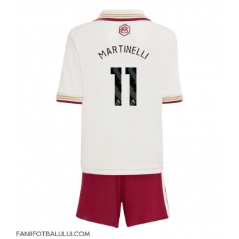 Arsenal Gabriel Martinelli #11 Echipament de Fotbal Replică 2025-26 Copii Treilea (+ Șorturi)